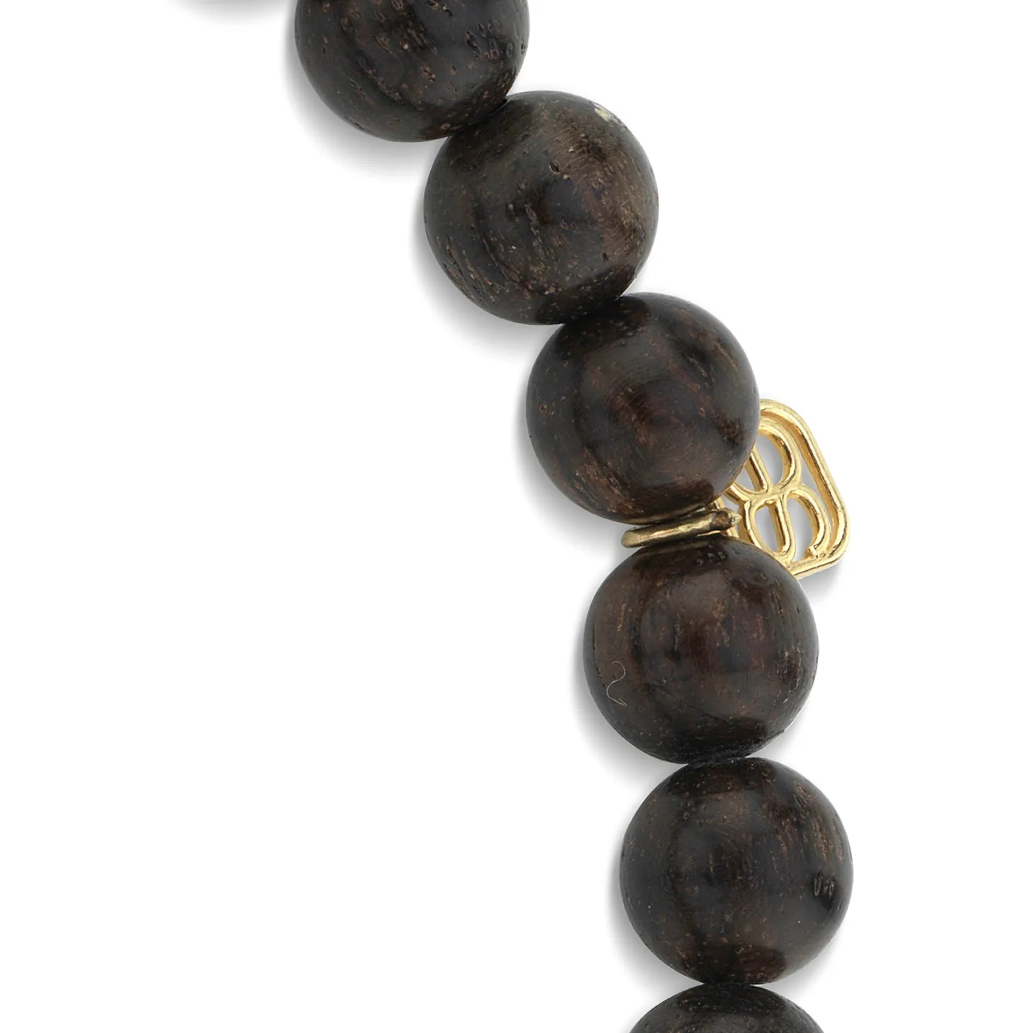 Men's Collection Gold & Diamond Cross Medallion on Dark Wood