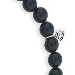Men's Collection Gold & Diamond Cross on Onyx
