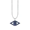 Men's Collection Gold & Sapphire Large Eye Charm