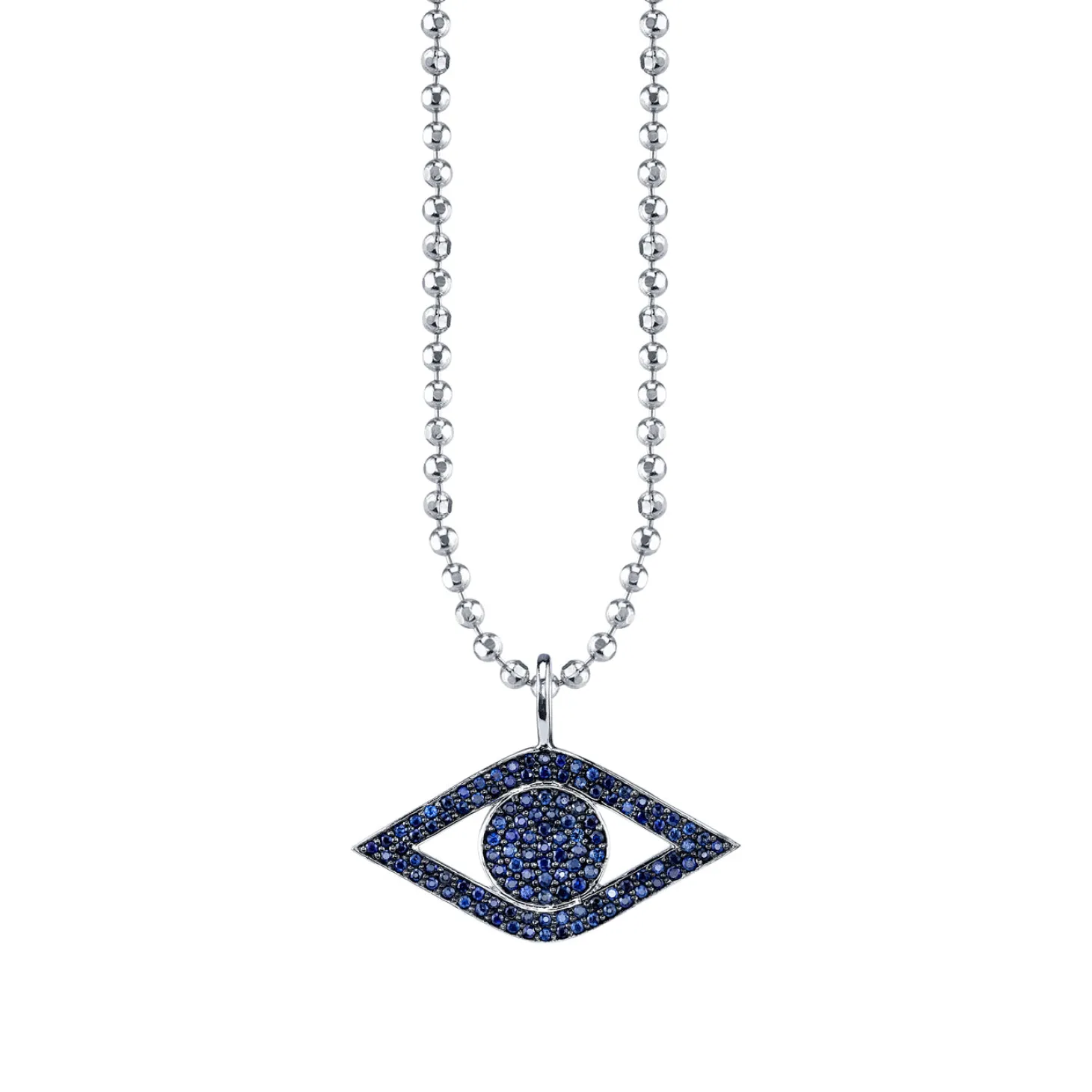 Men's Collection Gold & Sapphire Large Eye Charm