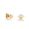 Men's Collection Pure Gold Medium Eye Stud
