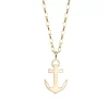 Men's Collection Pure Gold Large Anchor Charm
