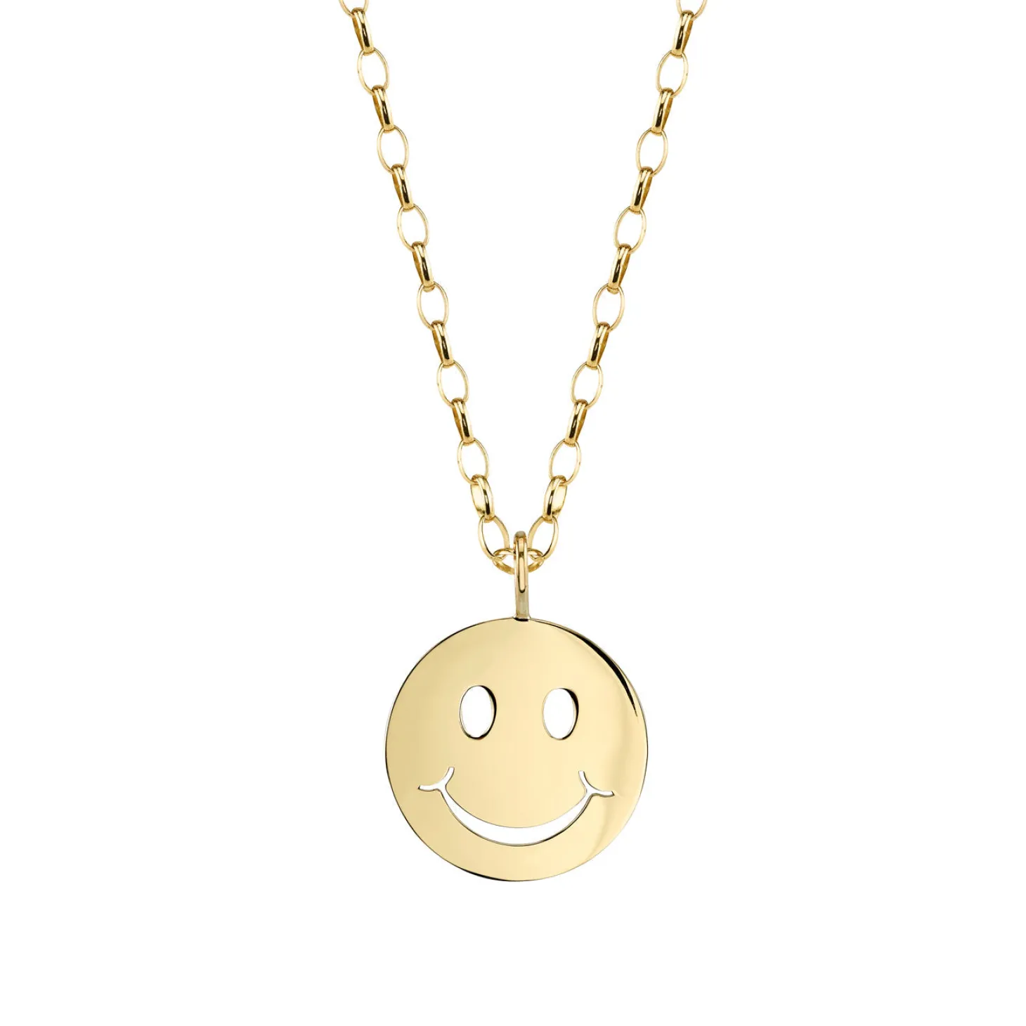 Men's Collection Pure Gold Happy Face Charm