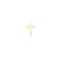 Men's Collection Pure Gold Mini Cross Stud