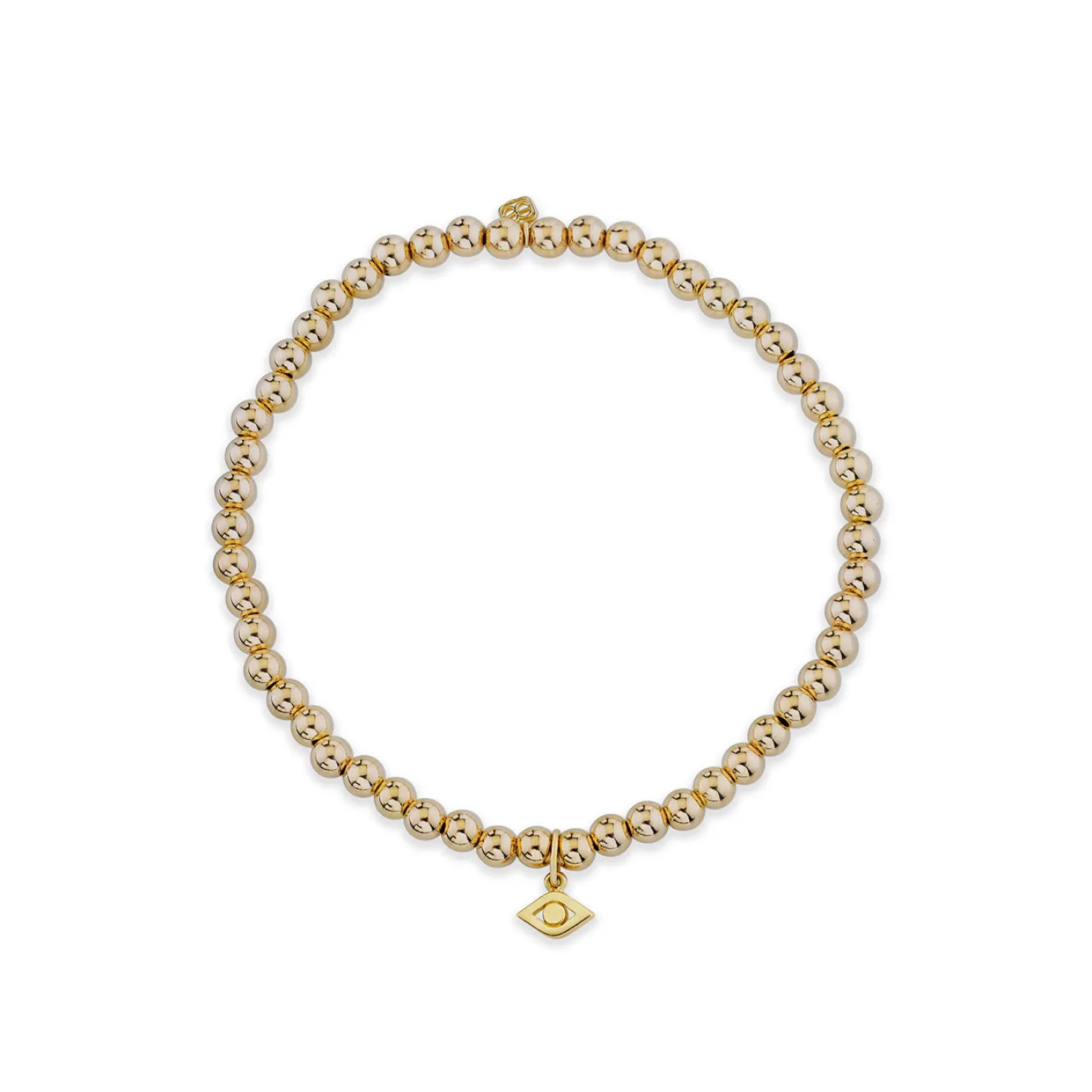 Men's Collection Pure Gold Eye on Gold Beads