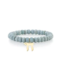 Pure Gold Chai on Blue African Opal