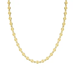 Pure Gold Medium Eye Link Necklace