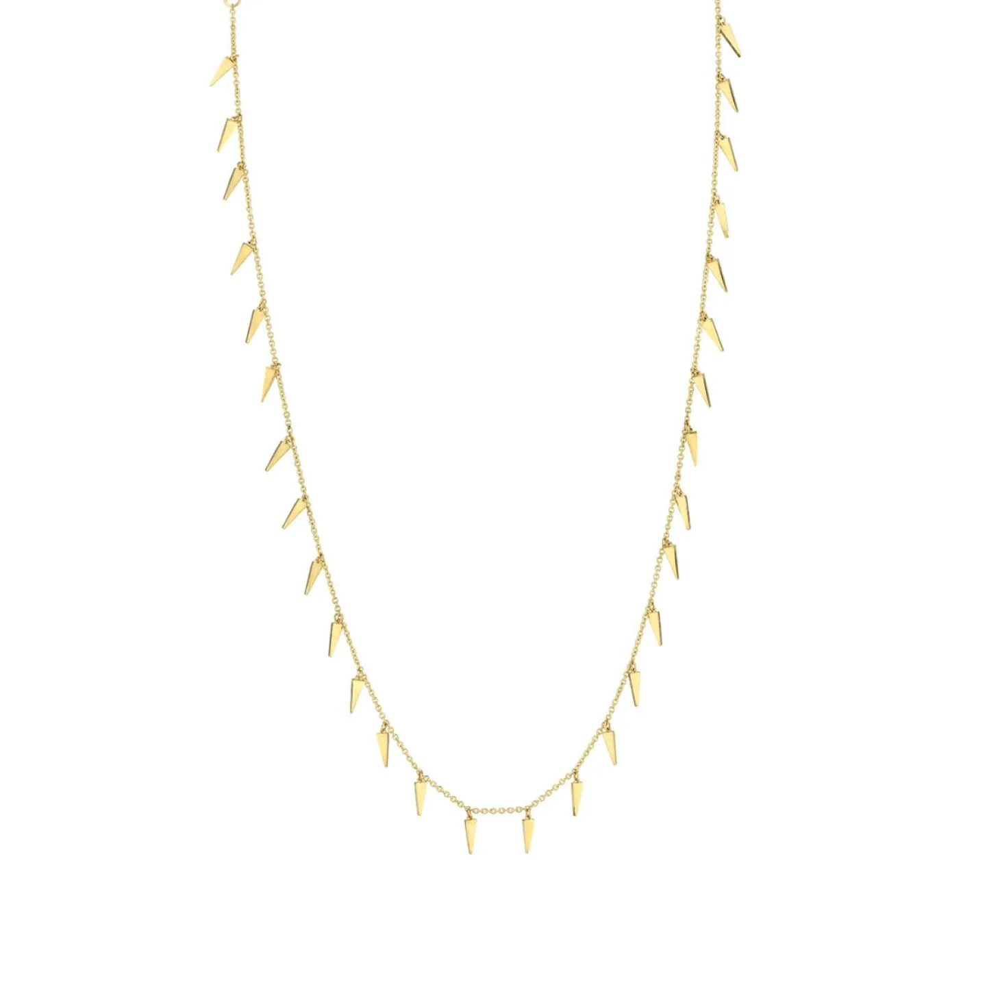 Pure Gold Multi Fringe Necklace