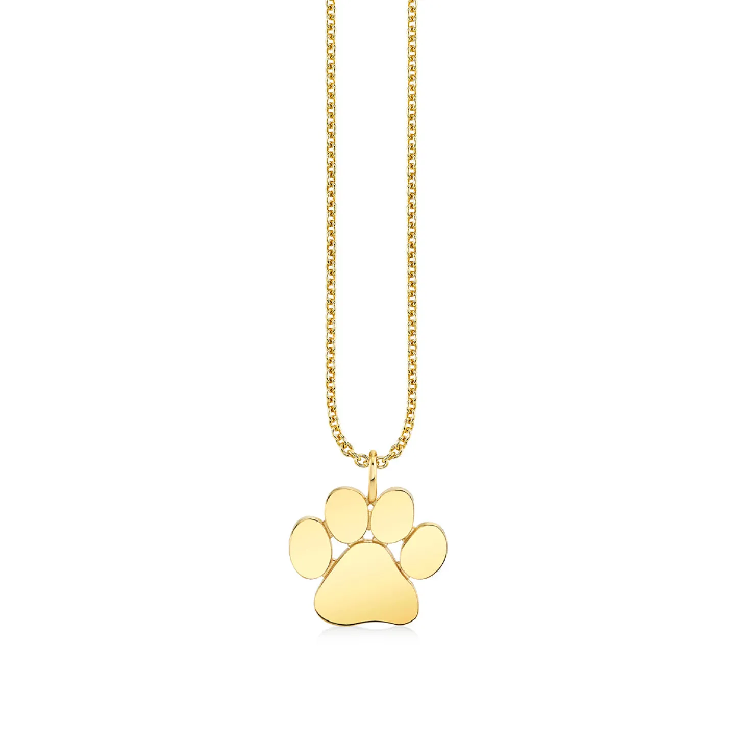 Pure Gold Small Paw Charm