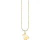 Pure Gold Small Squirrel Charm