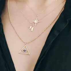 Pure Gold Small Starburst Charm