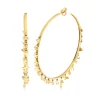 Pure Gold 20th Anniversary Icon Supersize Hoops