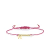 Pure Gold Tiny Butterfly Cord Bracelet
