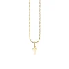 Pure Gold Tiny Cross Charm