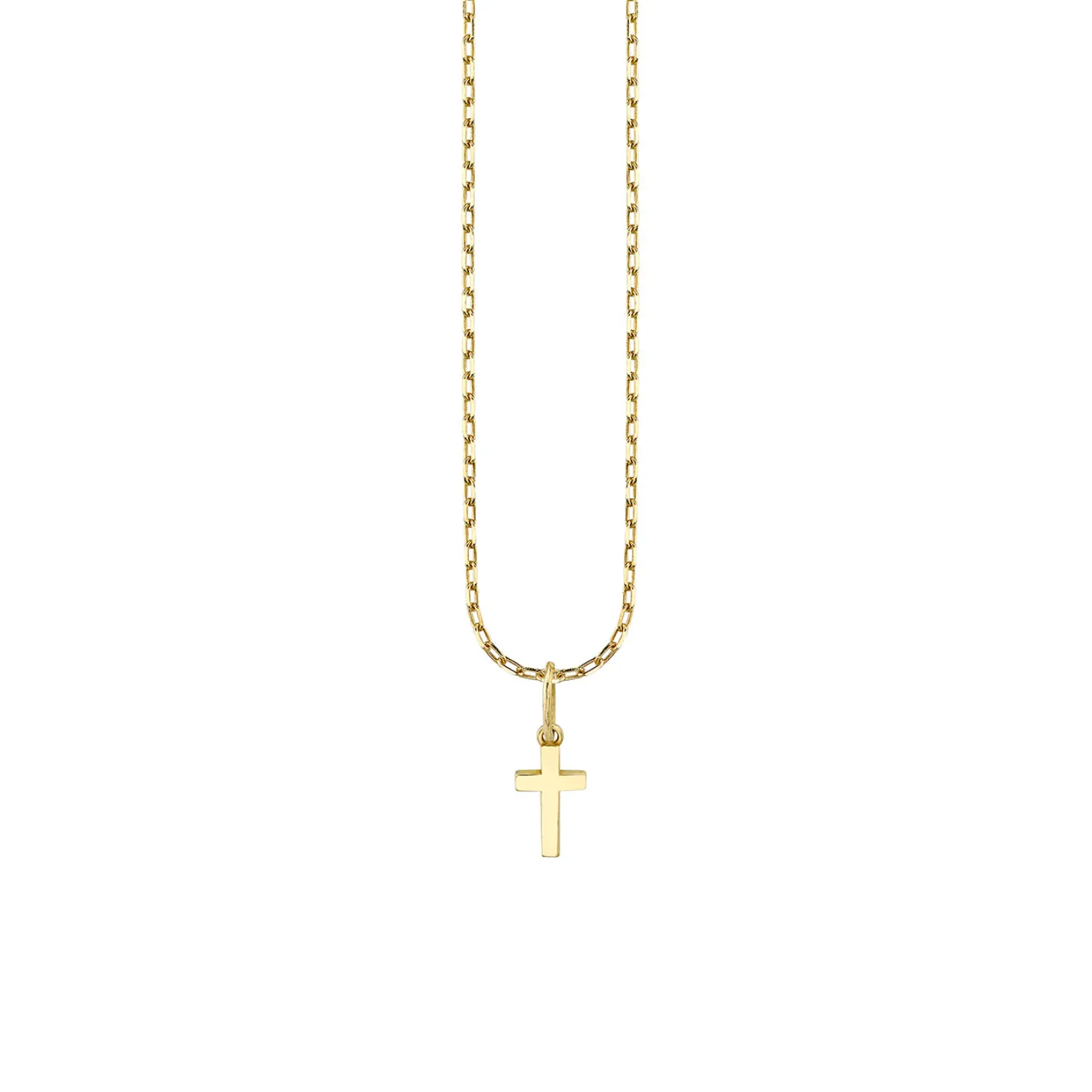 Pure Gold Tiny Cross Charm