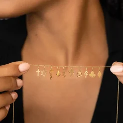 Pure Gold Tiny Cross Charm