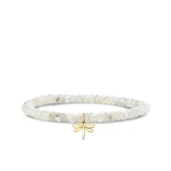 Pure Gold Tiny Dragonfly on Grapolite