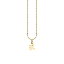 Pure Gold Tiny Initial Charm