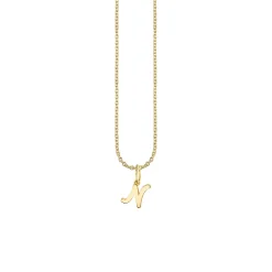 Pure Gold Tiny Initial Charm