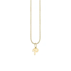 Pure Gold Tiny Initial Charm