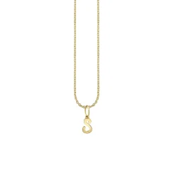 Pure Gold Tiny Initial Charm