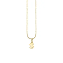 Pure Gold Tiny Initial Charm