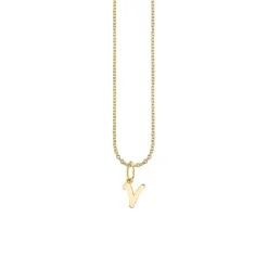 Pure Gold Tiny Initial Charm