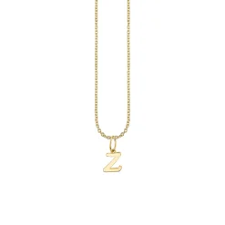Pure Gold Tiny Initial Charm