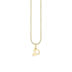 Pure Gold Tiny Initial Charm