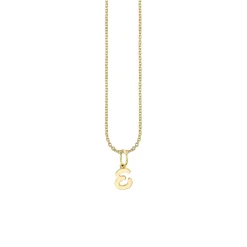 Pure Gold Tiny Initial Charm