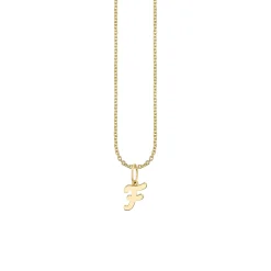 Pure Gold Tiny Initial Charm
