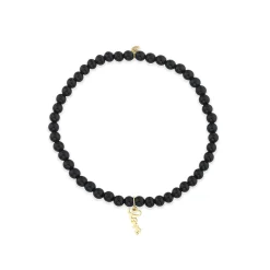 Pure Gold Tiny Love on Onyx