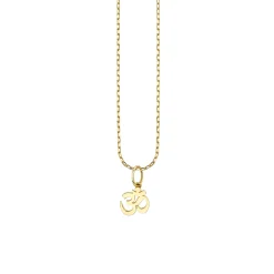 Pure Gold Tiny Om Charm