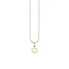 Pure Gold Tiny Star Of David Charm