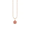 Rose Gold & Diamond Small Sakura Charm